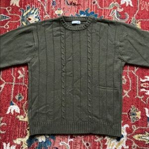 Olive green sweater